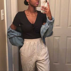 briggs vintage cream casual pants